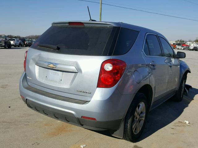 2GNALAEK7F6244411 - 2015 CHEVROLET EQUINOX LS SILVER photo 4