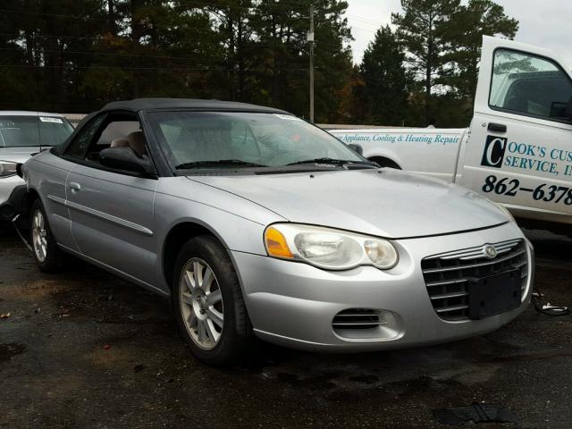 1C3EL75R05N622450 - 2005 CHRYSLER SEBRING GT SILVER photo 1