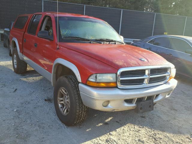 1B7HG48Z82S670234 - 2002 DODGE DAKOTA QUA RED photo 1