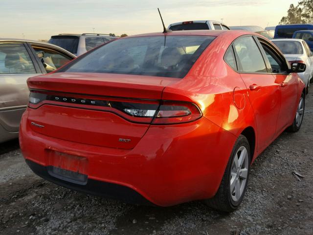 1C3CDFFA6GD814035 - 2016 DODGE DART SXT S RED photo 4