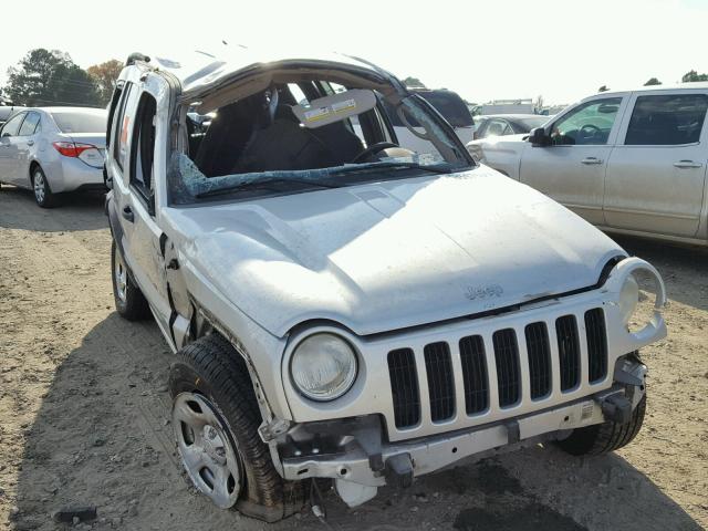 1J4GL48K63W540225 - 2003 JEEP LIBERTY SP SILVER photo 1