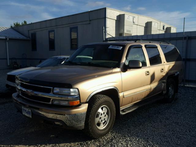 3GNFK16T91G222407 - 2001 CHEVROLET SUBURBAN K GOLD photo 2