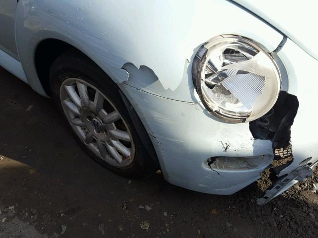 3VWCM31Y95M317915 - 2005 VOLKSWAGEN NEW BEETLE 蓝色 照片 9