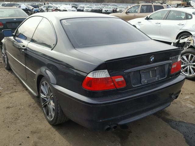 WBABD53425PD99582 - 2005 BMW 330 CI BLACK photo 3