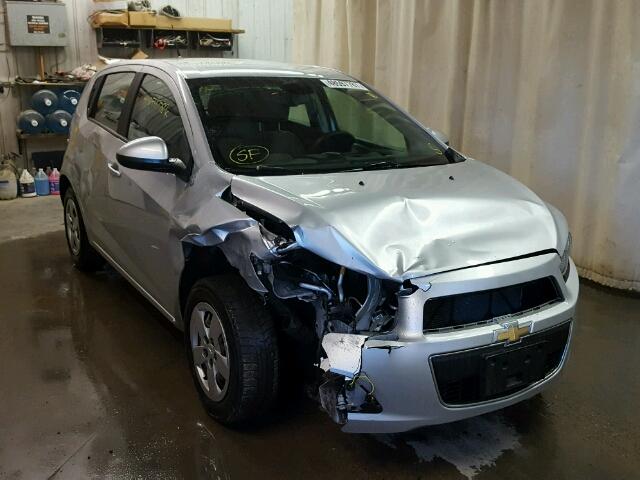 1G1JA6SH5D4206123 - 2013 CHEVROLET SONIC LS 银色 照片 1