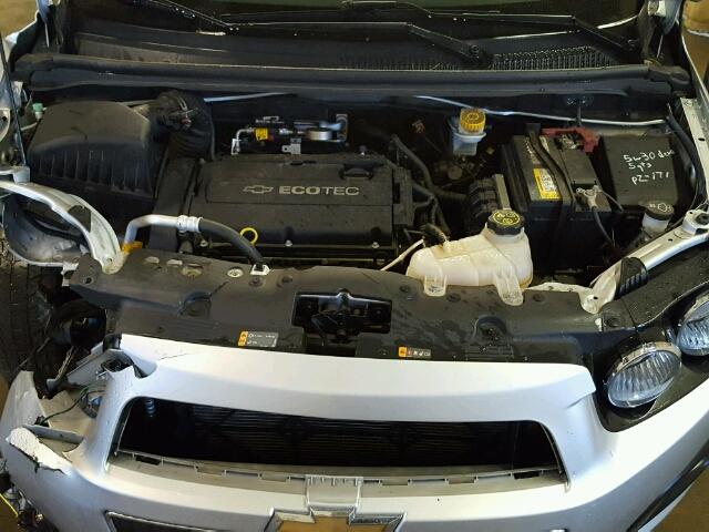 1G1JA6SH5D4206123 - 2013 CHEVROLET SONIC LS 银色 照片 7