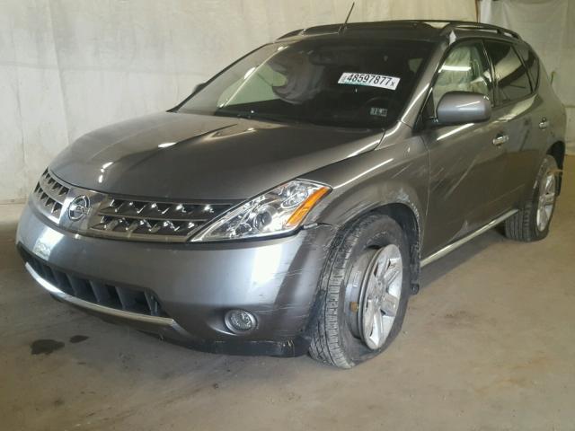 JN8AZ08W47W649993 - 2007 NISSAN MURANO SL CHARCOAL photo 2