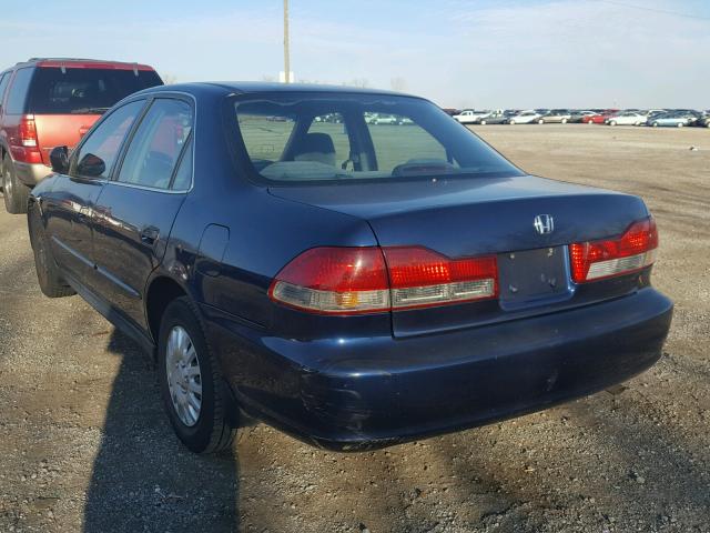 1HGCF86662A077377 - 2002 HONDA ACCORD VAL BLUE photo 3