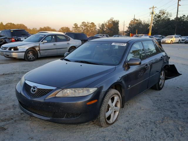 1YVFP82D445N65021 - 2004 MAZDA 6 S CHARCOAL photo 2