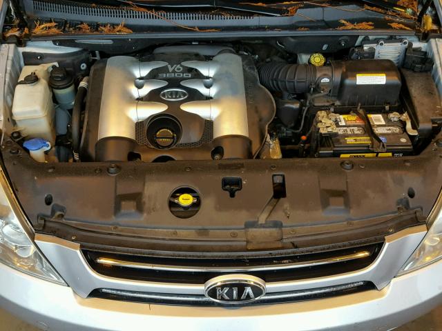 KNDMB233366055089 - 2006 KIA SEDONA EX SILVER photo 7