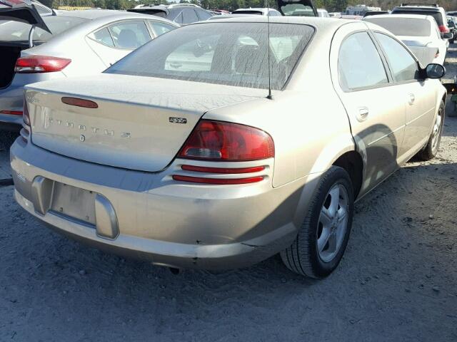 1B3EL46X04N273491 - 2004 DODGE STRATUS SX GOLD photo 4