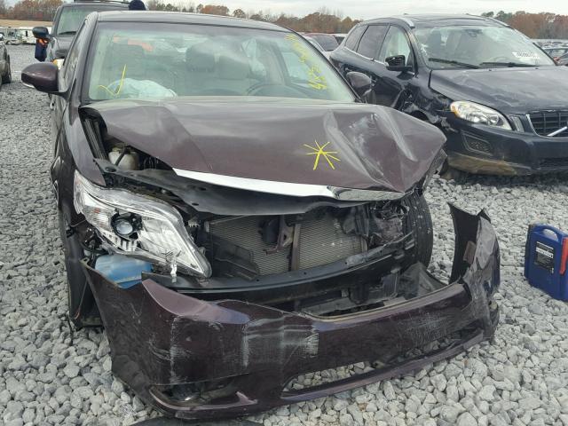 4T1BK3DB9CU462825 - 2012 TOYOTA AVALON BAS BURGUNDY photo 9