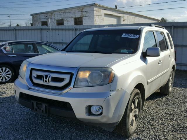 5FNYF48409B026841 - 2009 HONDA PILOT EX GRAY photo 2