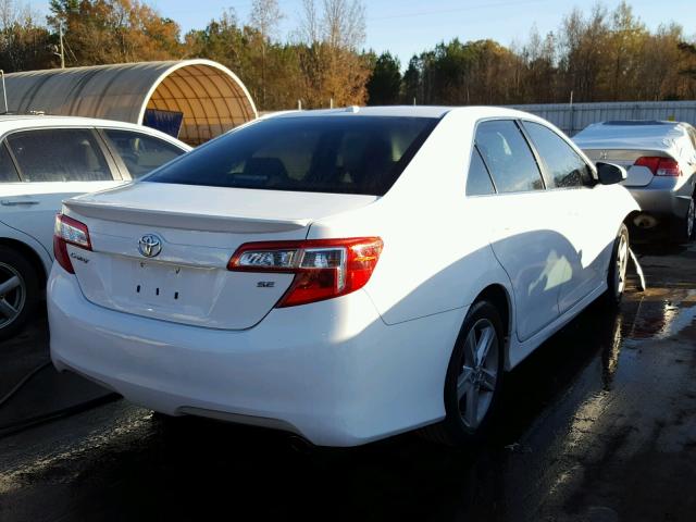 4T1BF1FK0CU535005 - 2012 TOYOTA CAMRY BASE WHITE photo 4