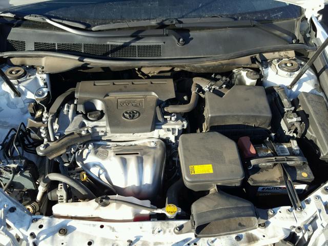 4T1BF1FK0CU535005 - 2012 TOYOTA CAMRY BASE WHITE photo 7