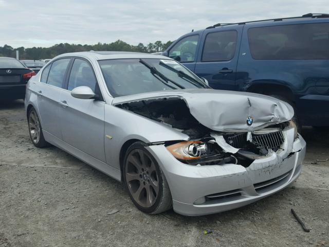 WBAVB77538NH78480 - 2008 BMW 335 I SILVER photo 1