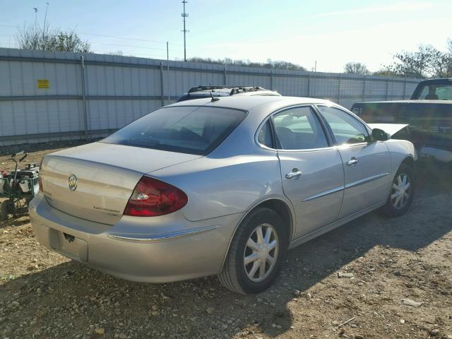 2G4WD582661207311 - 2006 BUICK LACROSSE C SILVER photo 4