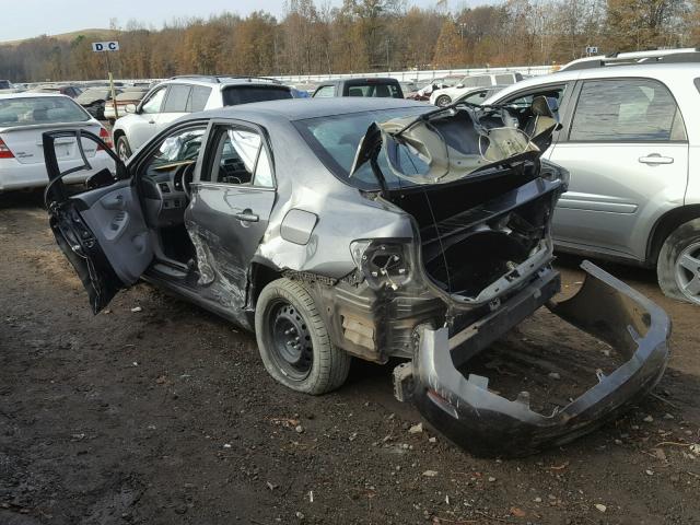 2T1BU4EE3DC012129 - 2013 TOYOTA COROLLA BA GRAY photo 3