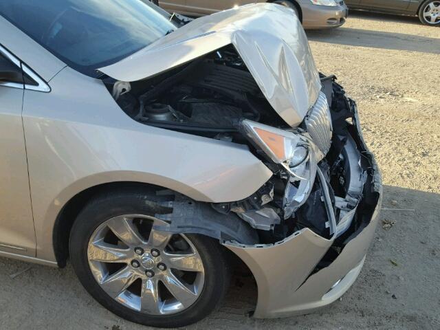 1G4GE5ED1BF327642 - 2011 BUICK LACROSSE C TAN photo 9