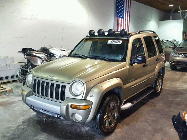 1J4GK38K72W333676 - 2002 JEEP LIBERTY RE GREEN photo 2