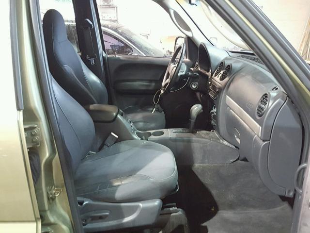 1J4GK38K72W333676 - 2002 JEEP LIBERTY RE GREEN photo 5