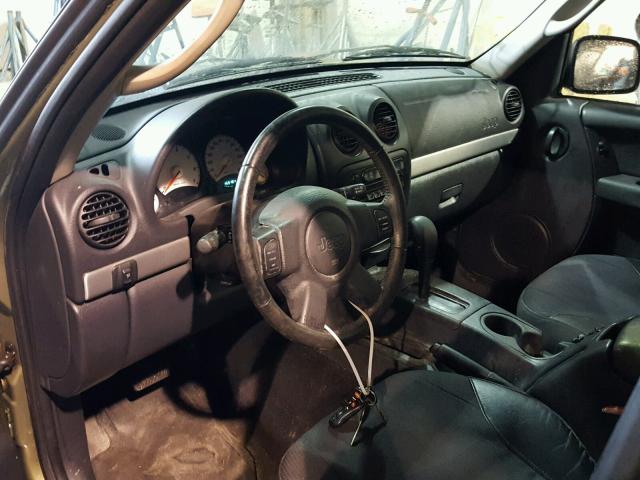 1J4GK38K72W333676 - 2002 JEEP LIBERTY RE GREEN photo 9