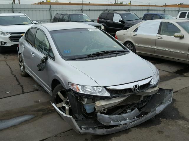 2HGFA16539H334632 - 2009 HONDA CIVIC LX SILVER photo 1