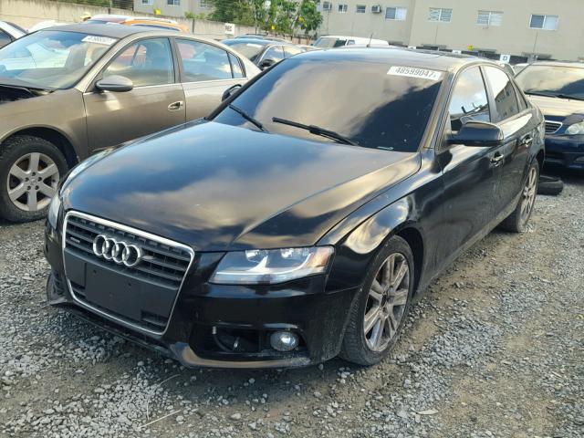 WAUBFAFL9AN013491 - 2010 AUDI A4 PREMIUM BLACK photo 2