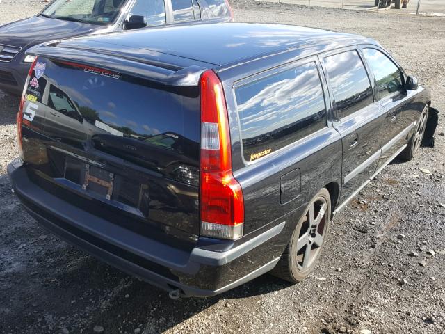 YV1SJ52Y542377269 - 2004 VOLVO V70 R BLACK photo 4