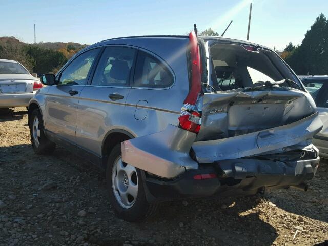 JHLRE48377C099510 - 2007 HONDA CR-V LX SILVER photo 3