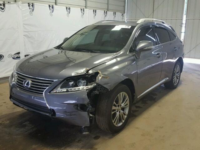 JTJBC1BA5D2053831 - 2013 LEXUS RX 450 GRAY photo 2