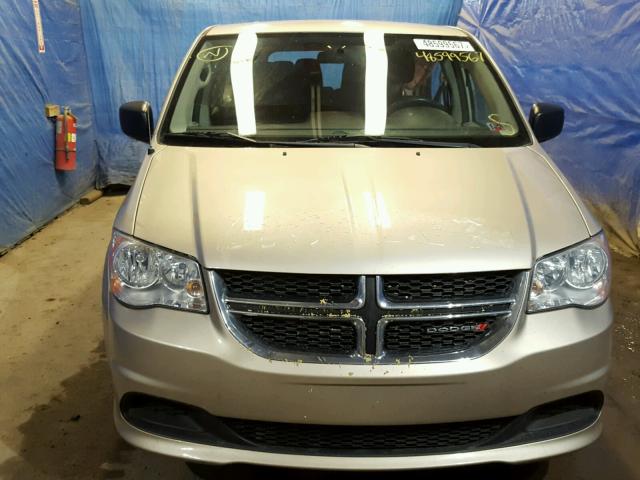 2C4RDGBGXDR543608 - 2013 DODGE GRAND CARA TAN photo 9