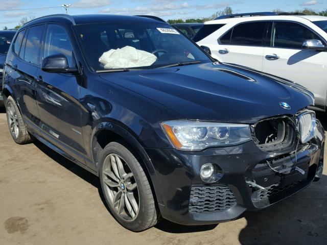 5UXWX7C57F0K33872 - 2015 BMW X3 XDRIVE3 BLACK photo 1