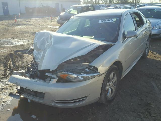 2G1WF5E38C1160718 - 2012 CHEVROLET IMPALA LS SILVER photo 2