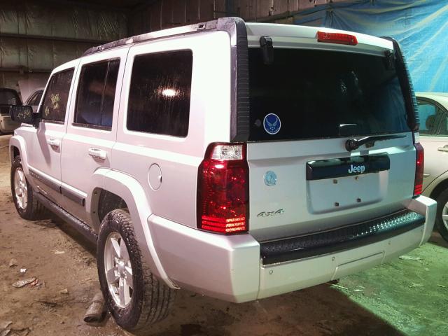1J8HG48K98C109975 - 2008 JEEP COMMANDER ვერცხლისფერი ფოტო 3
