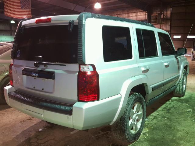 1J8HG48K98C109975 - 2008 JEEP COMMANDER ვერცხლისფერი ფოტო 4