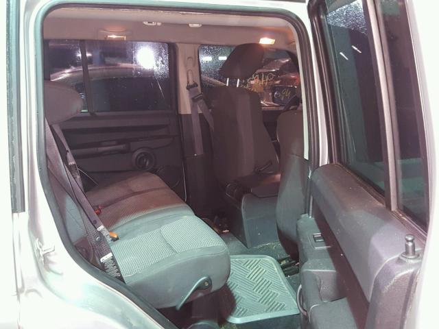 1J8HG48K98C109975 - 2008 JEEP COMMANDER ვერცხლისფერი ფოტო 6