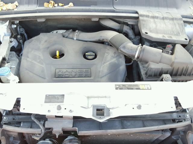 SALVR2BG3CH703916 - 2012 LAND ROVER RANGE ROVE WHITE photo 7