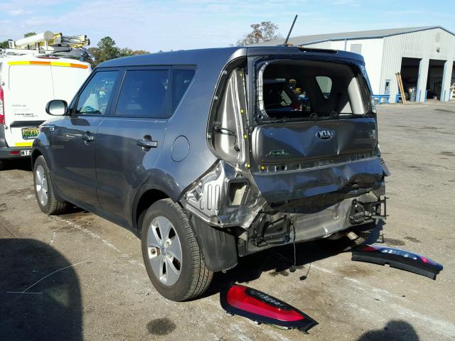 KNDJN2A27G7365228 - 2016 KIA SOUL GRAY photo 3