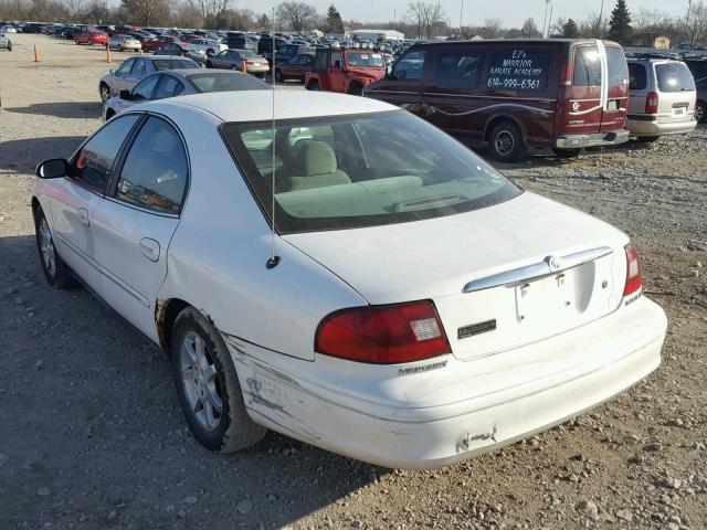 1MEFM50U52G610306 - 2002 MERCURY SABLE GS WHITE photo 3