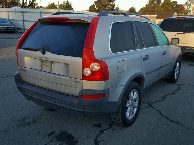 YV1CZ592951182748 - 2005 VOLVO XC90 GRAY photo 4