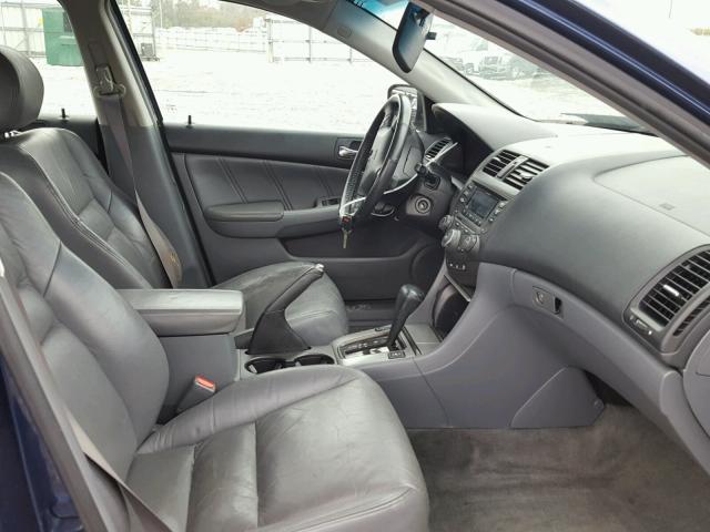 1HGCM66504A039180 - 2004 HONDA ACCORD EX BLUE photo 5