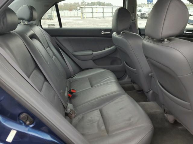 1HGCM66504A039180 - 2004 HONDA ACCORD EX BLUE photo 6