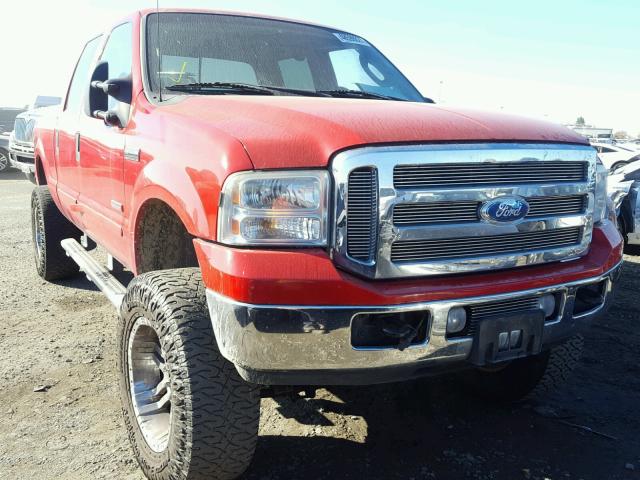 1FTSW21P46EA68053 - 2006 FORD F250 SUPER RED photo 1