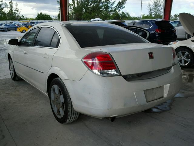 1G8ZS57N58F248974 - 2008 SATURN AURA XE WHITE photo 3