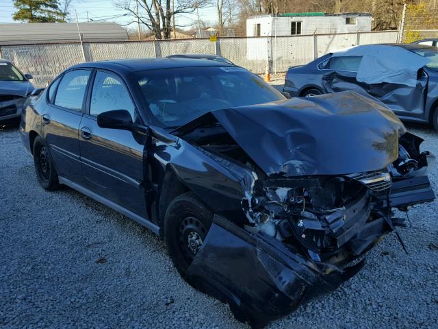 2G1WF55K659173673 - 2005 CHEVROLET IMPALA BLACK photo 1
