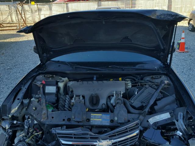2G1WF55K659173673 - 2005 CHEVROLET IMPALA BLACK photo 7