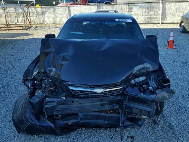 2G1WF55K659173673 - 2005 CHEVROLET IMPALA BLACK photo 9