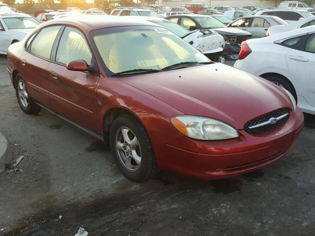 1FAFP55S7YG287245 - 2000 FORD TAURUS SES RED photo 1