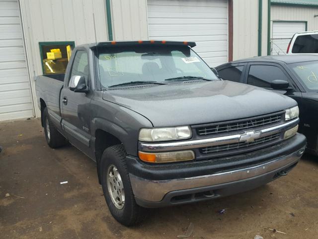 1GCEK14T0XE222156 - 1999 CHEVROLET SILVERADO GRAY photo 1